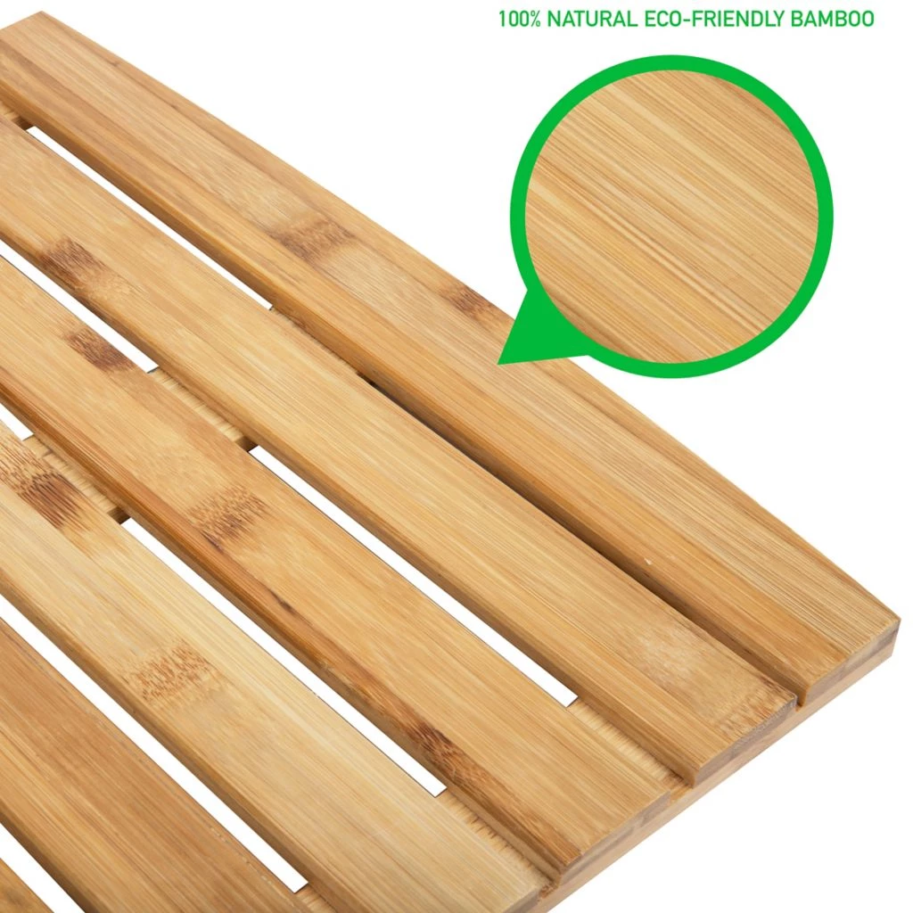 Mind Reader Luxury Shower Bath Mat, 25 in. x 15 in., Brown, 12STIBMAT-BRN 6 Mind Reader Luxury Shower Bath Mat, 25 in. x 15 in., Brown, 12STIBMAT-BRN - Image 4