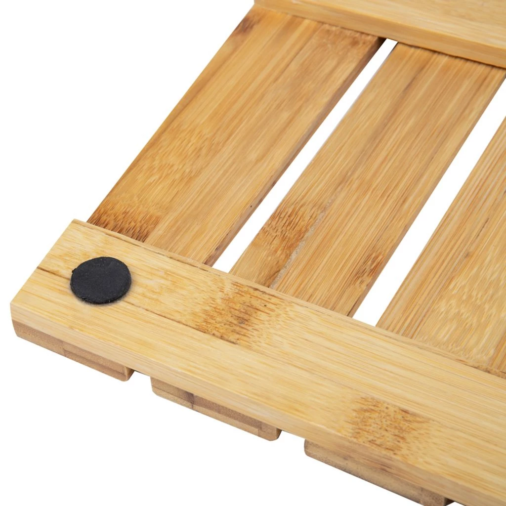 Mind Reader Luxury Shower Bath Mat, 25 in. x 15 in., Brown, 12STIBMAT-BRN 7 Mind Reader Luxury Shower Bath Mat, 25 in. x 15 in., Brown, 12STIBMAT-BRN - Image 5