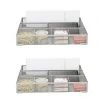 Mind Reader 6-Compartments Mesh Deep Drawer Organizers, 2 pc., Silver, 2DEER-SIL 1 Mind Reader 6-Compartments Mesh Deep Drawer Organizers, 2 pc., Silver, 2DEER-SIL -Mind Reader store 1643812
