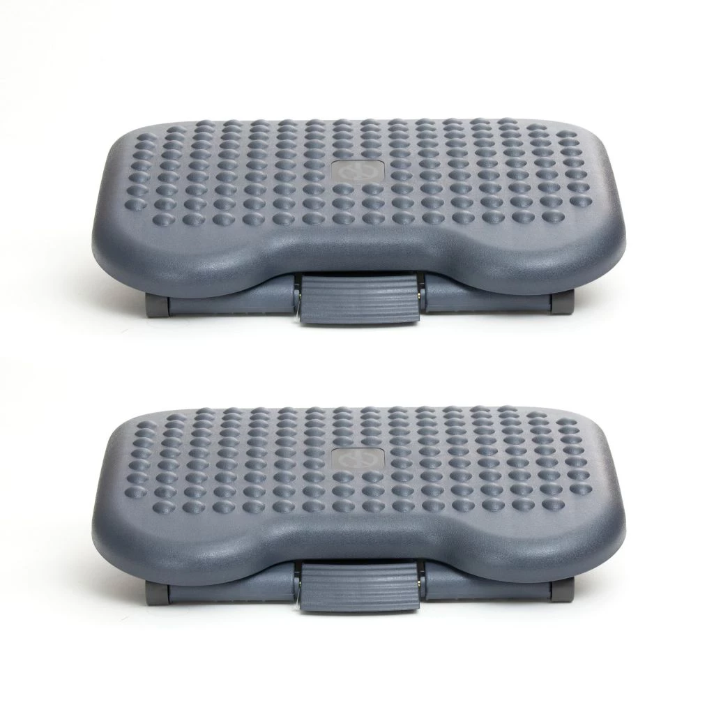 Mind Reader Adjustable Height Ergonomic Foot Rest, Black, 2 ft.REST-BLK 3 Mind Reader Adjustable Height Ergonomic Foot Rest, Black, 2 ft.REST-BLK