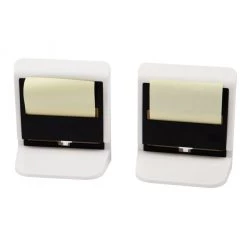 Mind Reader Post-It Dispensers, 2 pk., Black, 2MEMODISP-BLK