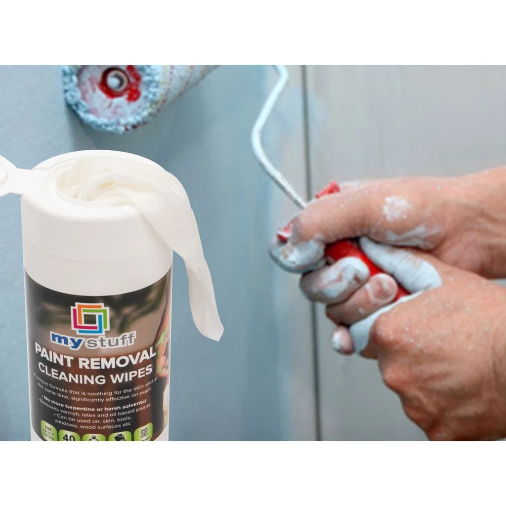 Mind Reader Paint Removal Cleaning Wipes, 40 ct., Pack of 2, 2PAWIPE40-WHT 4 Mind Reader Paint Removal Cleaning Wipes, 40 ct., Pack of 2, 2PAWIPE40-WHT - Image 2