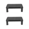 Mind Reader Durable Plastic Monitor Risers, 2 pk., Black, 2SMPLMON-BLK 2 Mind Reader Durable Plastic Monitor Risers, 2 pk., Black, 2SMPLMON-BLK -Mind Reader store 1643853