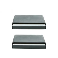 Mind Reader Coffee Pod Drawers and Holders, Black, 13.2 x 12.9 x 2.6 in., 36 Pod Capacity, Pack of 2, 2TRY26PC-BLK