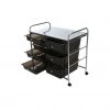Mind Reader 6-Drawer Storage Rolling Utility Cart, Black, 3TROLL6-BLK 2 Mind Reader 6-Drawer Storage Rolling Utility Cart, Black, 3TROLL6-BLK -Mind Reader store 1643956