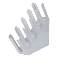 Mind Reader 4 Compartment Angled Multi-Section Organizer, White, 4ACUPHOLD-WHT