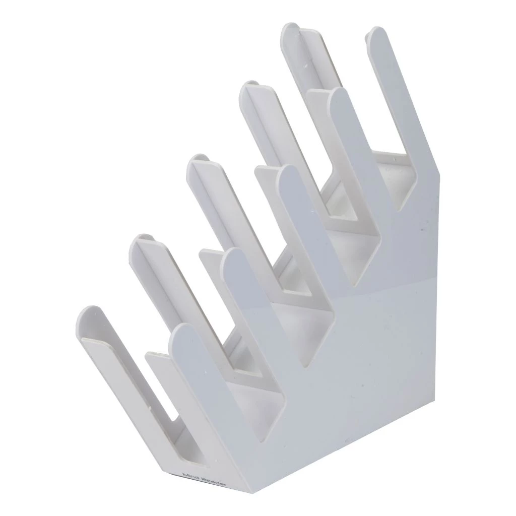 Mind Reader 4 Compartment Angled Multi-Section Organizer, White, 4ACUPHOLD-WHT 3 Mind Reader 4 Compartment Angled Multi-Section Organizer, White, 4ACUPHOLD-WHT