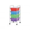 Mind Reader 4-Drawers Storage Rolling Cart with Removable Containers, 4DPTROLL-ASST 2 Mind Reader 4-Drawers Storage Rolling Cart with Removable Containers, 4DPTROLL-ASST -Mind Reader store 1643984