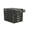 Mind Reader Heavy Duty Multi-Purpose 5 Drawer Cabinet, Black, 5CABMESH-BLK 2 Mind Reader Heavy Duty Multi-Purpose 5 Drawer Cabinet, Black, 5CABMESH-BLK -Mind Reader store 1644033