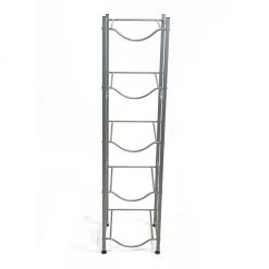 Mind Reader 5-Tier Heavy Duty Water Cooler Jug Holder, Silver, 5TJUG-SIL