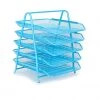 Mind Reader Desk Organizer with 5 Sliding Trays, Blue, 5TPAPER-BLU 2 Mind Reader Desk Organizer with 5 Sliding Trays, Blue, 5TPAPER-BLU -Mind Reader store 1644039