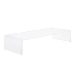 Mind Reader Durable Acrylic Monitor Riser, Clear, ACRMON-CLR