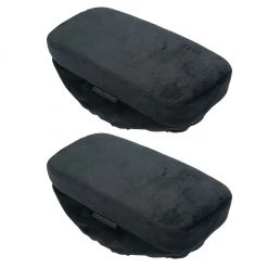 Mind Reader Memory Foam Adjustable Arm Rests for Office Chair, 2 pk., Black, ARMREST2-BLK