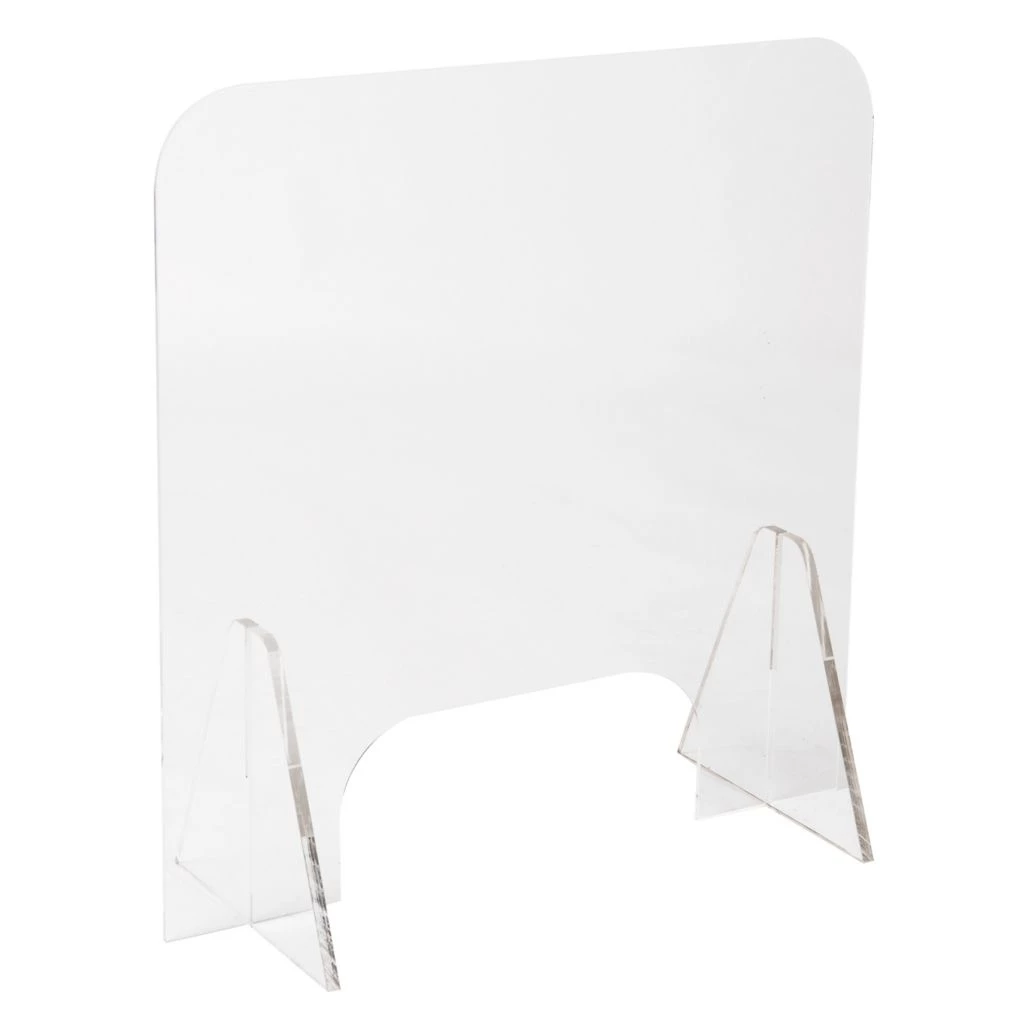 Mind Reader Acrylic Sneeze Guard Panel, 18 in. x 18 in., Clear, ASNEEG1818-CLR 3 Mind Reader Acrylic Sneeze Guard Panel, 18 in. x 18 in., Clear, ASNEEG1818-CLR