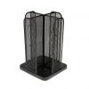 Mind Reader 4 Compartment Carousel Cup and Lid Organizer, Black, CDISPMESH-BLK 1 Mind Reader 4 Compartment Carousel Cup and Lid Organizer, Black, CDISPMESH-BLK -Mind Reader store 1644192