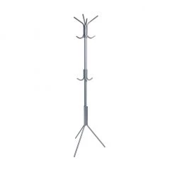 Mind Reader Standing Metal Coat Rack, Silver, CRACK11-SIL