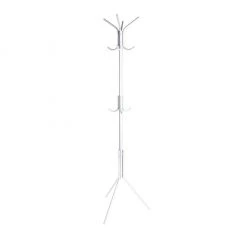 Mind Reader Standing Metal Coat Rack, White, CRACK11-WHT