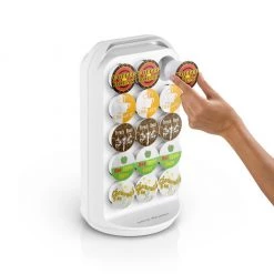 Mind Reader K-Cup Coffee Pod Holder Carousel, White, CRS02-WHT