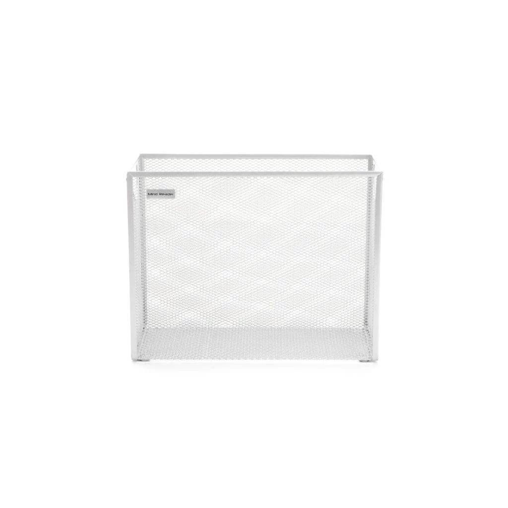 Mind Reader Desktop File Folder Organizer Basket, White, FILEBASK-WHT 3 Mind Reader Desktop File Folder Organizer Basket, White, FILEBASK-WHT