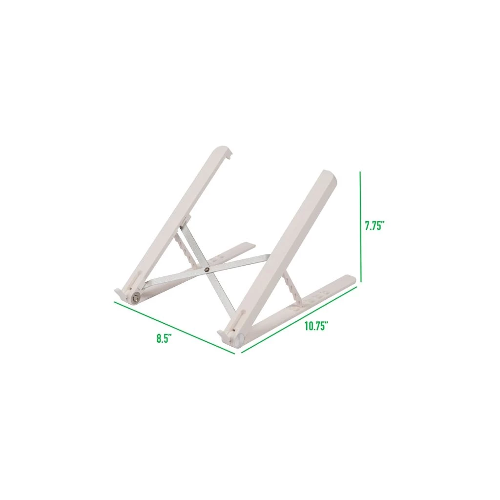 Mind Reader Folding Laptop Stand, White, FOLAP-WHT 5 Mind Reader Folding Laptop Stand, White, FOLAP-WHT - Image 3