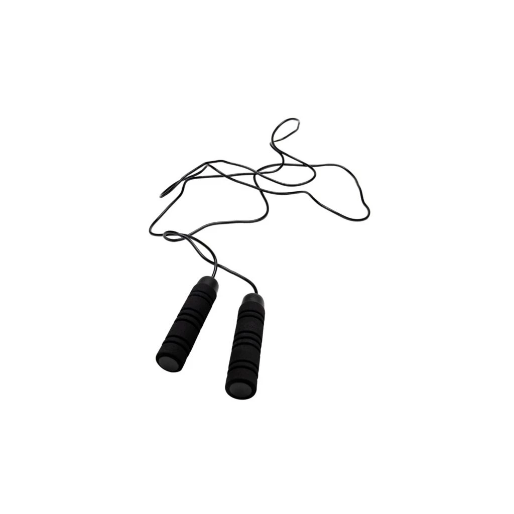 Mind Reader Foam Handled Jumping Ropes, Black, 2-Pack 3 Mind Reader Foam Handled Jumping Ropes, Black, 2-Pack