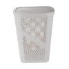 Mind Reader Perforated Plastic Hamper with Lid, 60L, Ivory, HBIN60-IVO 2 Mind Reader Perforated Plastic Hamper with Lid, 60L, Ivory, HBIN60-IVO -Mind Reader store 1644378