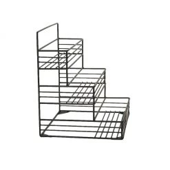 Mind Reader Iron Syrup Bottle Holder, Black, IRSYR12-BLK