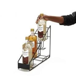 Mind Reader Syrup Bottle Holder, Black, IRSYR4-BLK 5 Mind Reader Syrup Bottle Holder, Black, IRSYR4-BLK -Mind Reader store 1644406 A1