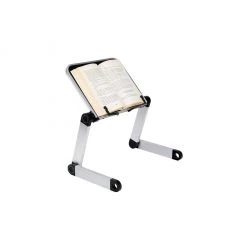 Mind Reader Collapsible Bookstand with Page Holders, White, LAPBEND-WHT -Mind Reader store 1644440 A3