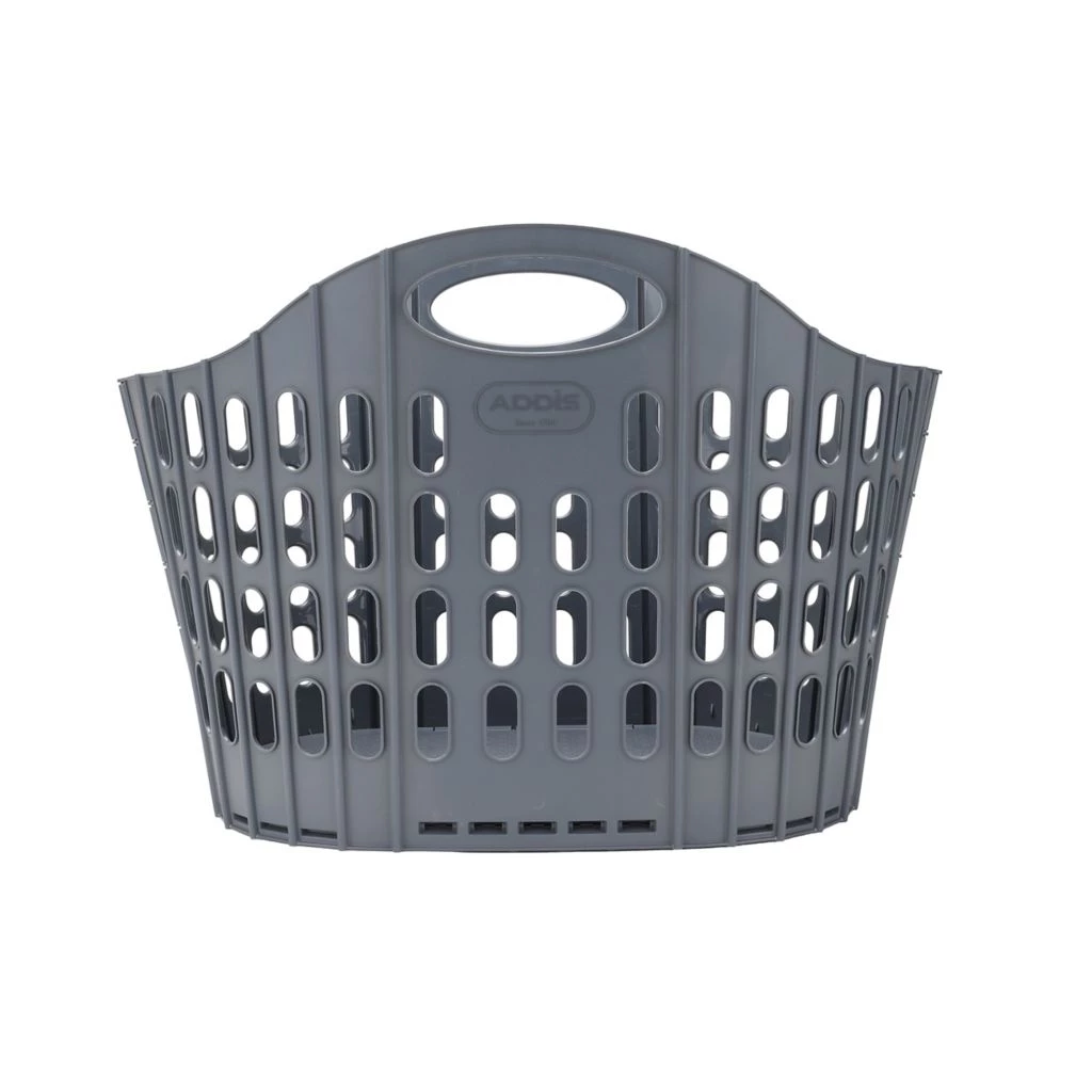 Mind Reader Collapsible Laundry Basket, 38L, Gray, LFOLDBASK-GRY 3 Mind Reader Collapsible Laundry Basket, 38L, Gray, LFOLDBASK-GRY