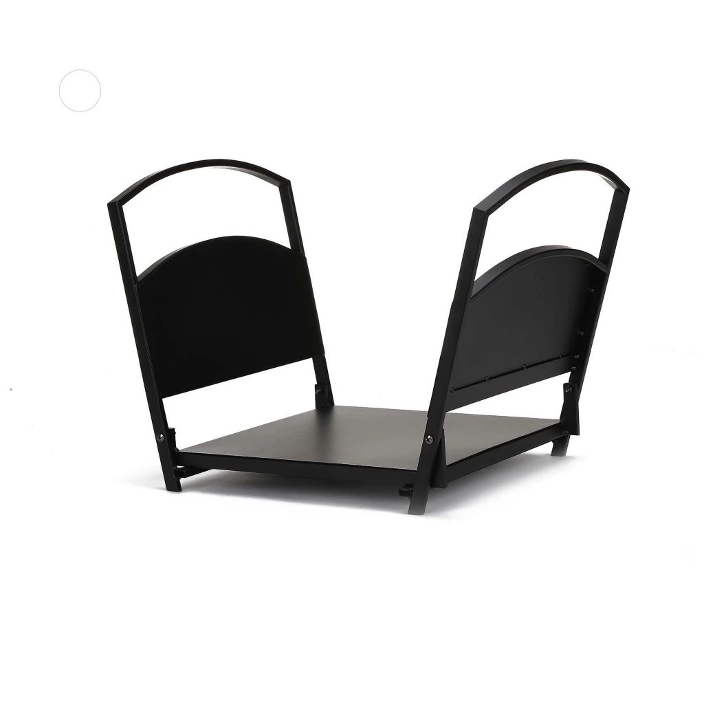 Mind Reader Fireplace Firewood Storage Rack, 17 in. x 12 in. x 12. 75 in., Black, LOGH-BLK 3 Mind Reader Fireplace Firewood Storage Rack, 17 in. x 12 in. x 12. 75 in., Black, LOGH-BLK