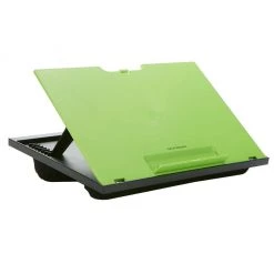 Mind Reader Adjustable 8-Position Lap Desk, Green, LTADJUST-GRN