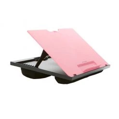 Mind Reader Adjustable 8-Position Lap Desk, Pink, LTADJUST-PNK
