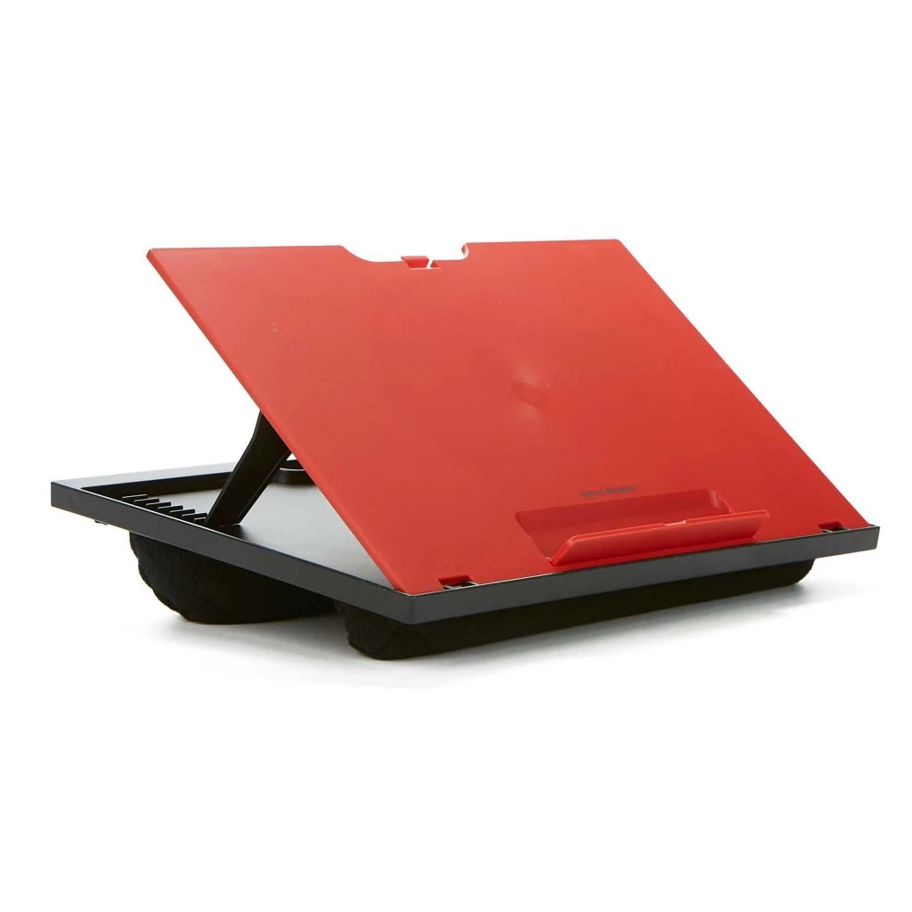 Mind Reader Adjustable 8-Position Lap Desk, Red, LTADJUST-RED 3 Mind Reader Adjustable 8-Position Lap Desk, Red, LTADJUST-RED
