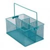 Mind Reader Metal Mesh Basket with Handle, Turquoise, MESHBASKET-TUR -Mind Reader store 1644519