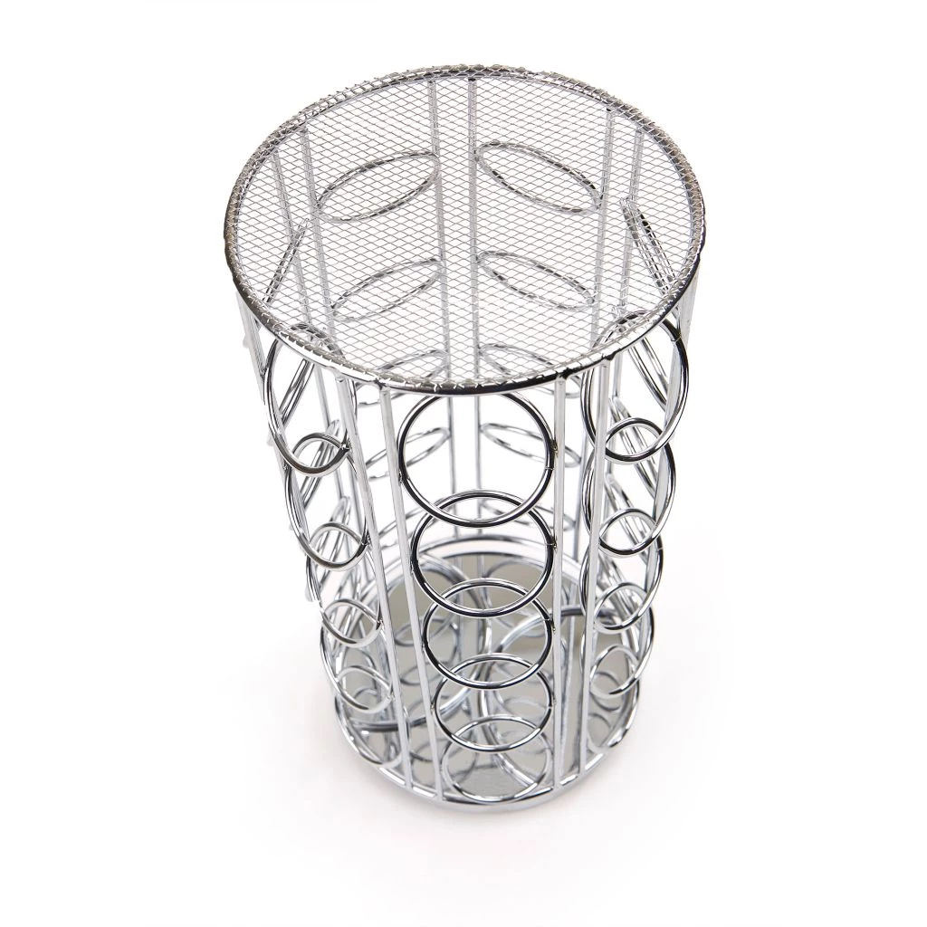 Mind Reader Rotating Metal K-Cup Carousel Pod Holder, Silver, METCAR35-SIL 3 Mind Reader Rotating Metal K-Cup Carousel Pod Holder, Silver, METCAR35-SIL