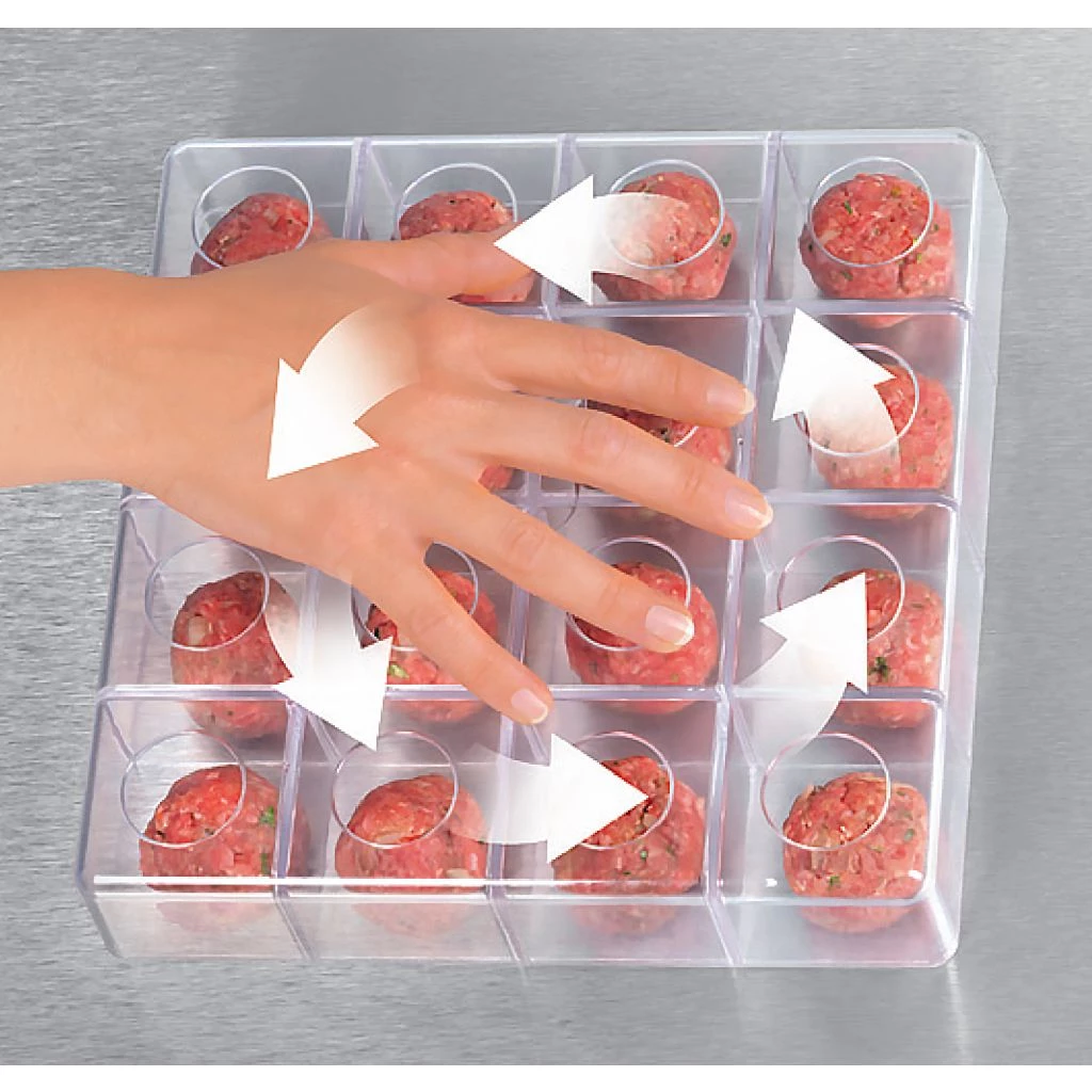Mind Reader Magic Meatball Maker, 9 in. x 9 in., Clear, MMM-CLR 4 Mind Reader Magic Meatball Maker, 9 in. x 9 in., Clear, MMM-CLR - Image 2