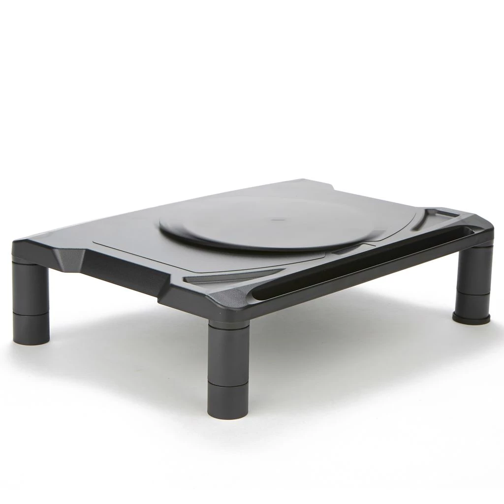 Mind Reader Rotative Extra Wide Adjustable Monitor Risers, Black, MONSWIV-BLK 3 Mind Reader Rotative Extra Wide Adjustable Monitor Risers, Black, MONSWIV-BLK