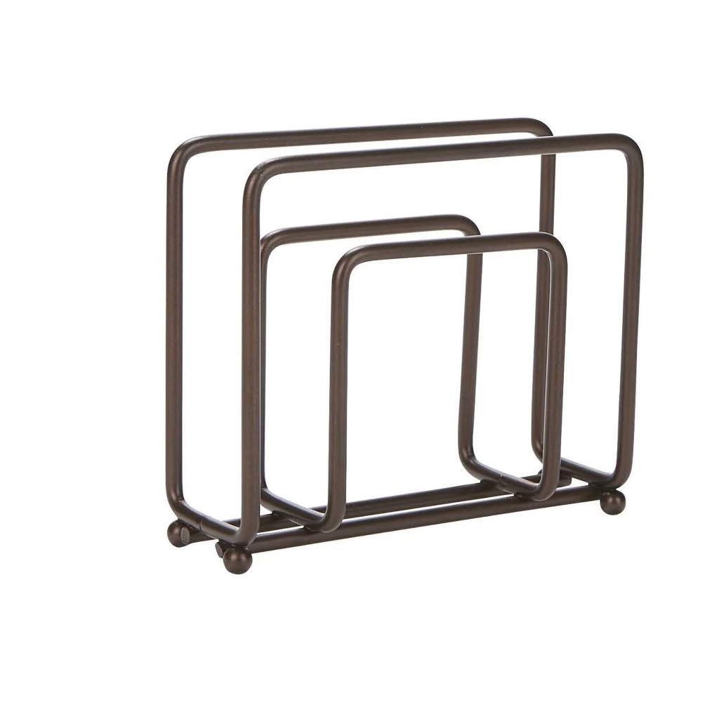 Mind Reader Cocktail Napkin Holder, Brown, NAPKIN-BRN 3 Mind Reader Cocktail Napkin Holder, Brown, NAPKIN-BRN