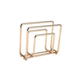 Mind Reader Cocktail Napkin Holder, Gold, NAPKIN-GLDM