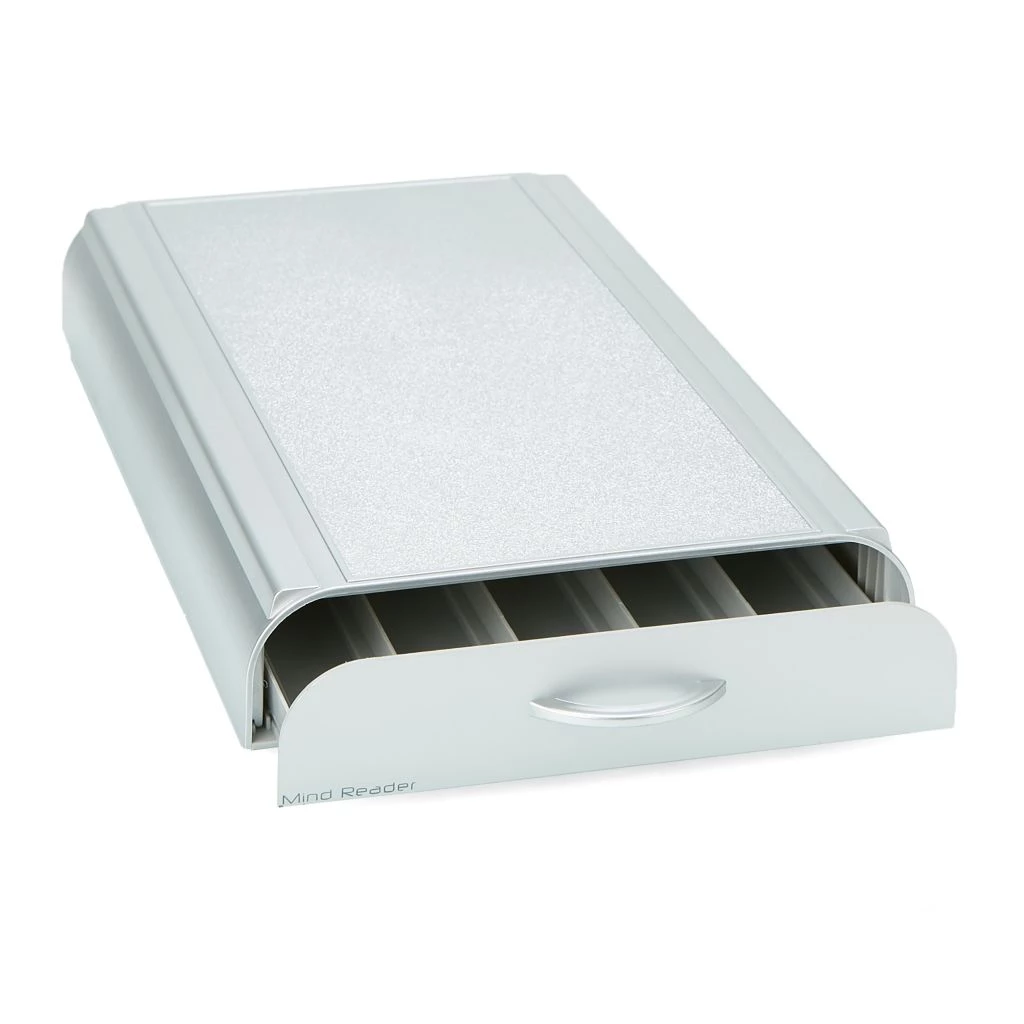 Mind Reader Coffee Pod Holder, Silver, NESTRY6PC-SIL 3 Mind Reader Coffee Pod Holder, Silver, NESTRY6PC-SIL