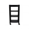 Mind Reader 4-Shelf Printer Cart Stand with Wheels, Black, PRCARTLG-BLK 2 Mind Reader 4-Shelf Printer Cart Stand with Wheels, Black, PRCARTLG-BLK -Mind Reader store 1644676