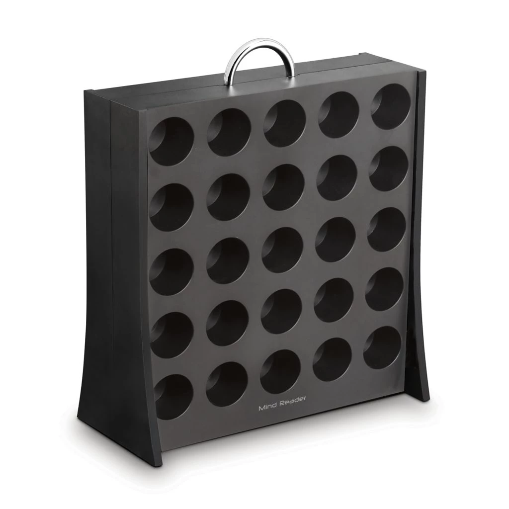 Mind Reader Coffee Pod Storage Wall, Black, RAC3PC-BLK 3 Mind Reader Coffee Pod Storage Wall, Black, RAC3PC-BLK