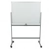 Mind Reader Portable Magnetic Dry Erase Double Sided Easel White Board, ROLLBOARD-WHT -Mind Reader store 1644727