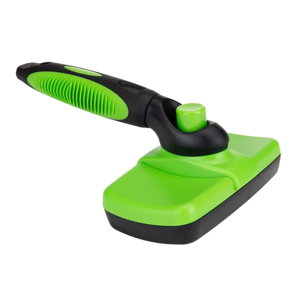 Mind Reader Pet Grooming Brush, Green 3 Mind Reader Pet Grooming Brush, Green