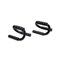 Mind Reader S-Shaped Push-Up Bars, Black, 2-Pack, SIPBARLG-BLK