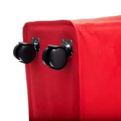 Mind Reader Slim Rolling Laundry Hamper, Red, SLAMP22-RED 14 Mind Reader Slim Rolling Laundry Hamper, Red, SLAMP22-RED -Mind Reader store 1644767 A3