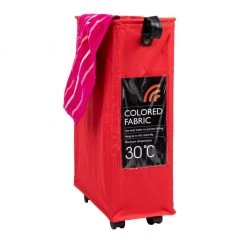 Mind Reader Slim Rolling Laundry Hamper, Red, SLAMP22-RED 15 Mind Reader Slim Rolling Laundry Hamper, Red, SLAMP22-RED -Mind Reader store 1644767 A4