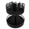 Mind Reader 2-Tier Mesh Lazy Susan Granola Bar and Snack Organizer, Black, SNACKMESH-BLK 1 Mind Reader 2-Tier Mesh Lazy Susan Granola Bar and Snack Organizer, Black, SNACKMESH-BLK -Mind Reader store 1644790