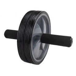 Mind Reader Dual Wheel Split Ab Roller, Gray